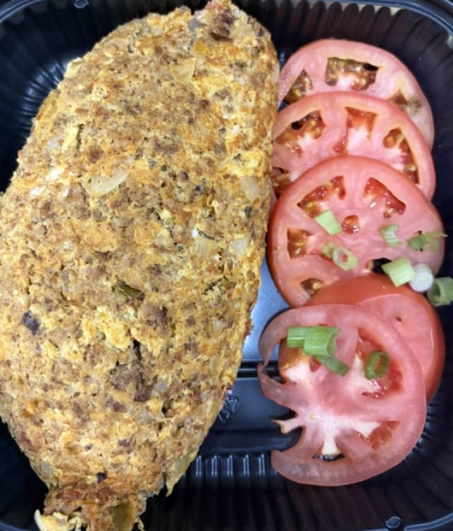 Meatloaf Omelette.