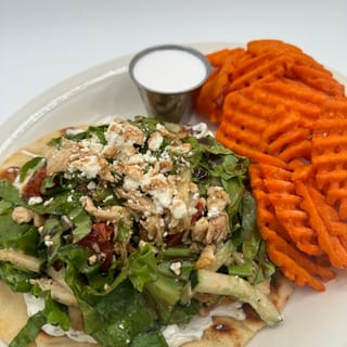 Greek Chicken Naanwich